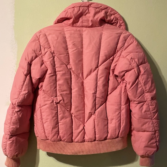 Vintage OBERMEYER Snowbird Barbie Pink Ski Jacket Down Feather Insulated Size 8 - Picture 2 of 7